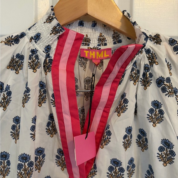 New NWT THML Lauren Blouse Large - Picture 8 of 10